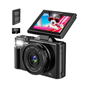 48MP 4K Vlogging Camera with Flip Screen & Autofocus 1