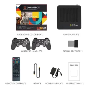 4K Game Box Video Game Console with Wireless Controller and HDMI Output 1