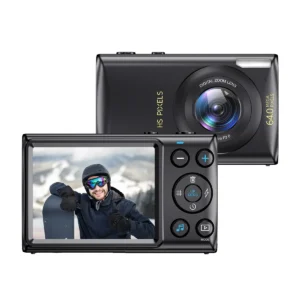 4K HD Digital Camera with 64MP Resolution and 18X Digital Zoom 1
