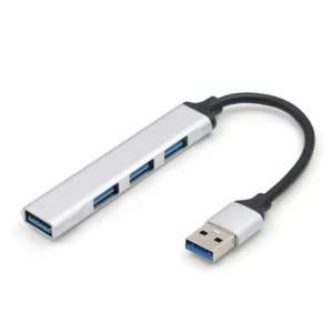 4-Port USB 3.0 Hub with High-Speed Type-C Splitter, USB 3.0 and 2.0 Ports 1