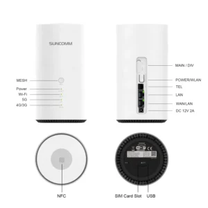 CPE WiFi 7 Dual-Band BE7200 Home Mesh Router with NFC, VoLTE, VoIP, VPN, and Network Lock Support 3