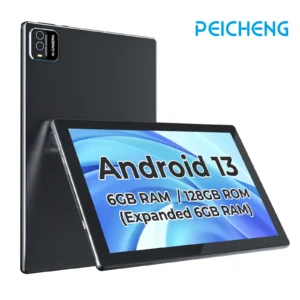 10-Inch Android Tablet with 12GB RAM, 128GB Storage, 5G Wi-Fi, Rockchip Processor, Includes Pen and Keyboard 1