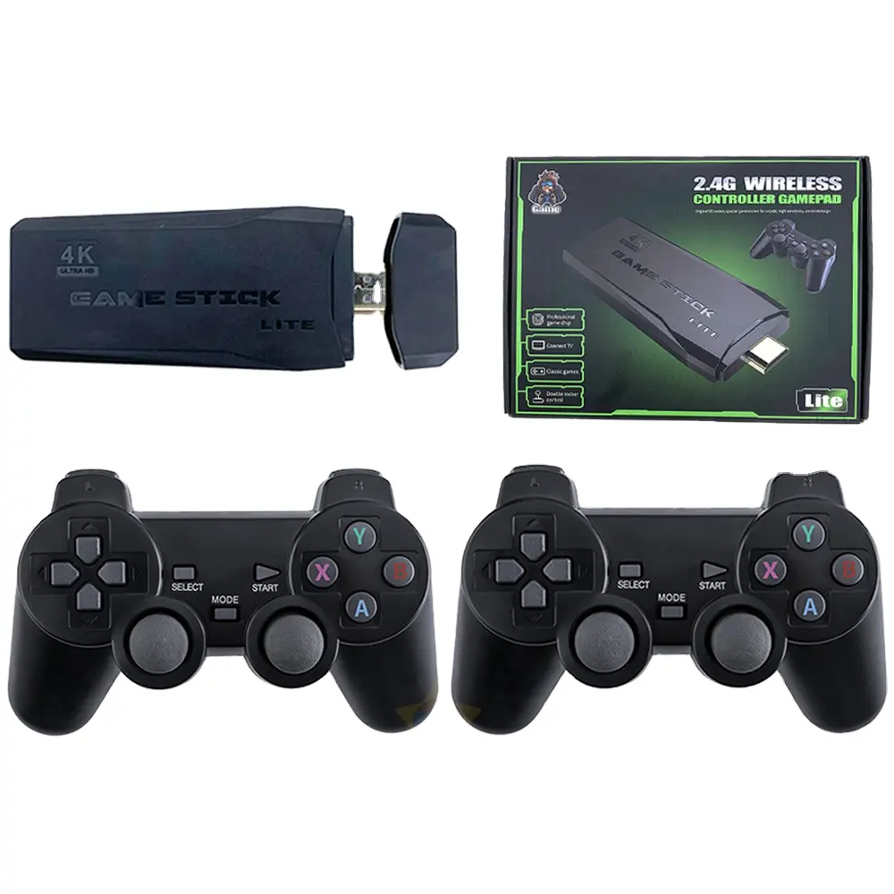 Portable TV Video Game Console with 4K Resolution, 20,000 Games, and Wireless Controller