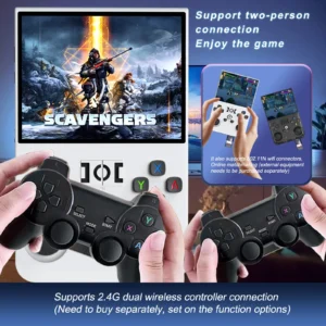 Handheld Game Console with 3.5-inch IPS Display, 64GB Storage, 18,000+ Built-in Games, and 4000mAh Battery 3